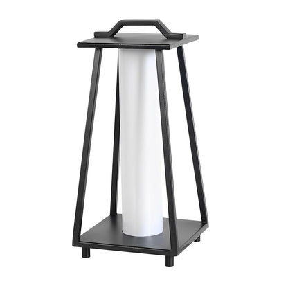 Modern Portable Outdoor Lantern Waterproof LED Black Modern Light