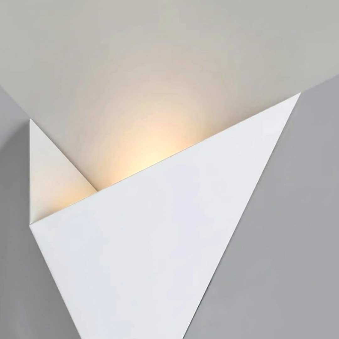 Modern Triangle Wall Sconce Creative Geometric Shape LED Light