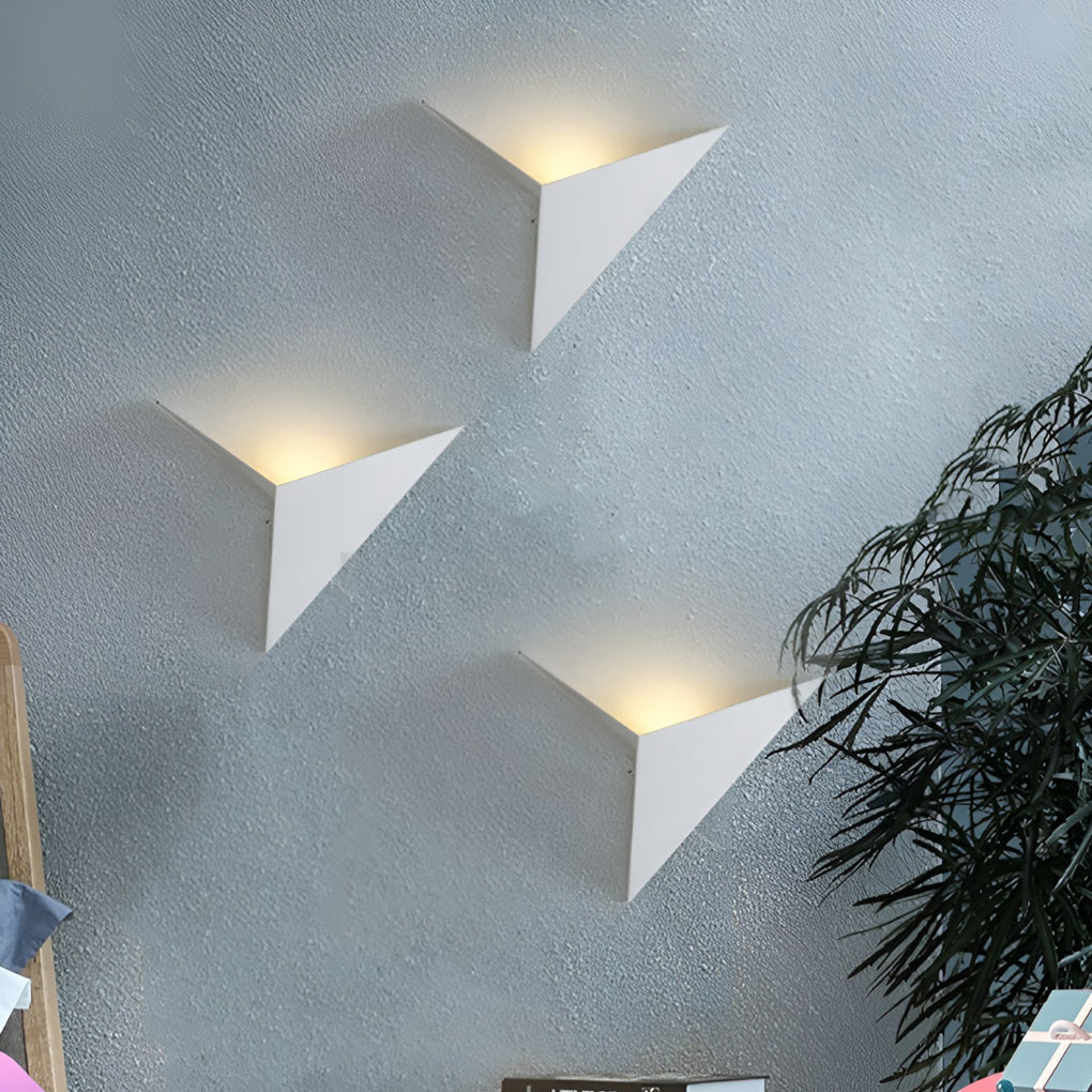 Modern Triangle Wall Sconce Creative Geometric Shape LED Light