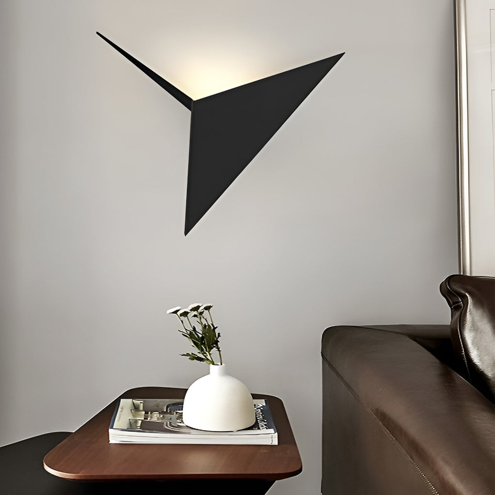 Modern Triangle Wall Sconce Creative Geometric Shape LED Light