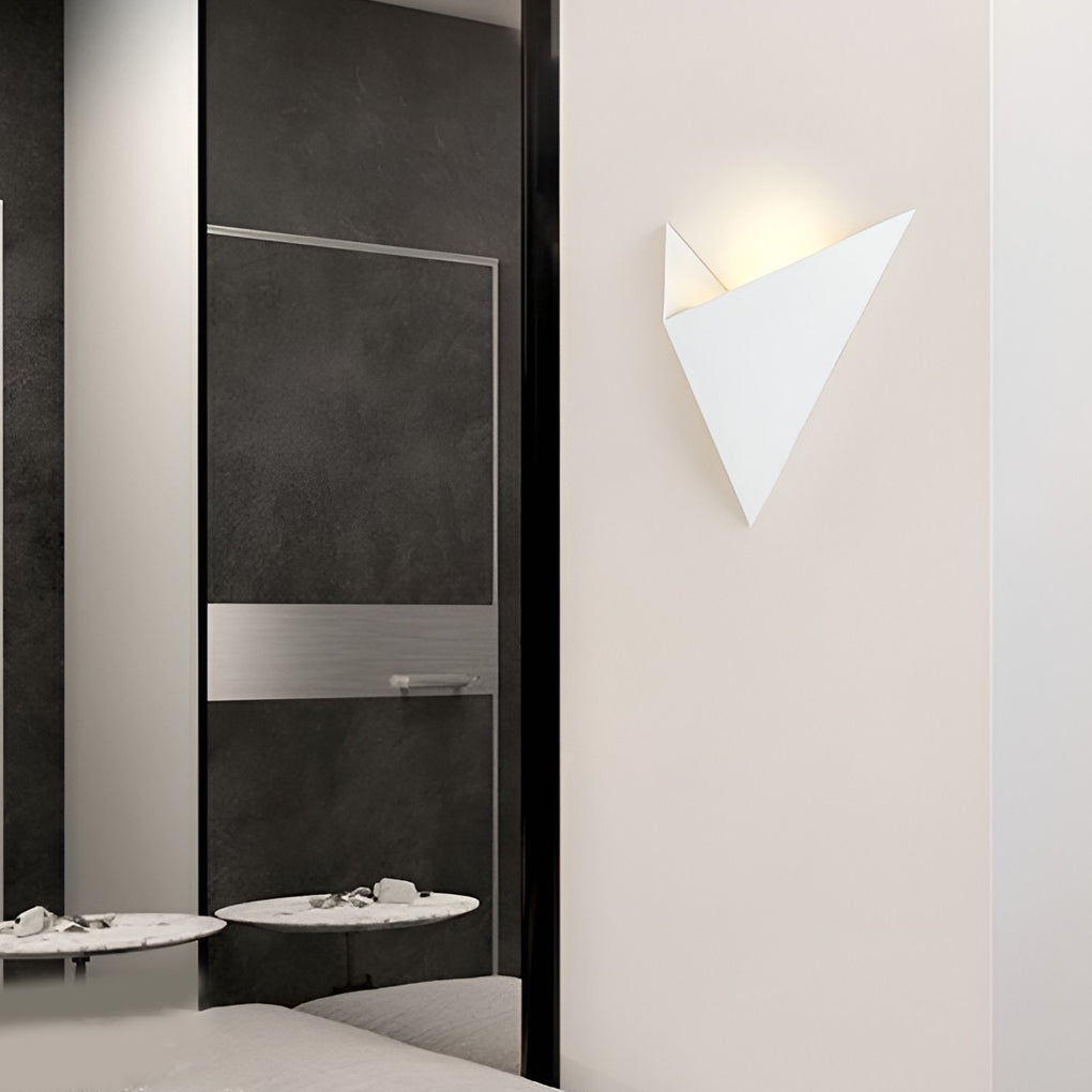 Modern Triangle Wall Sconce Creative Geometric Shape LED Light