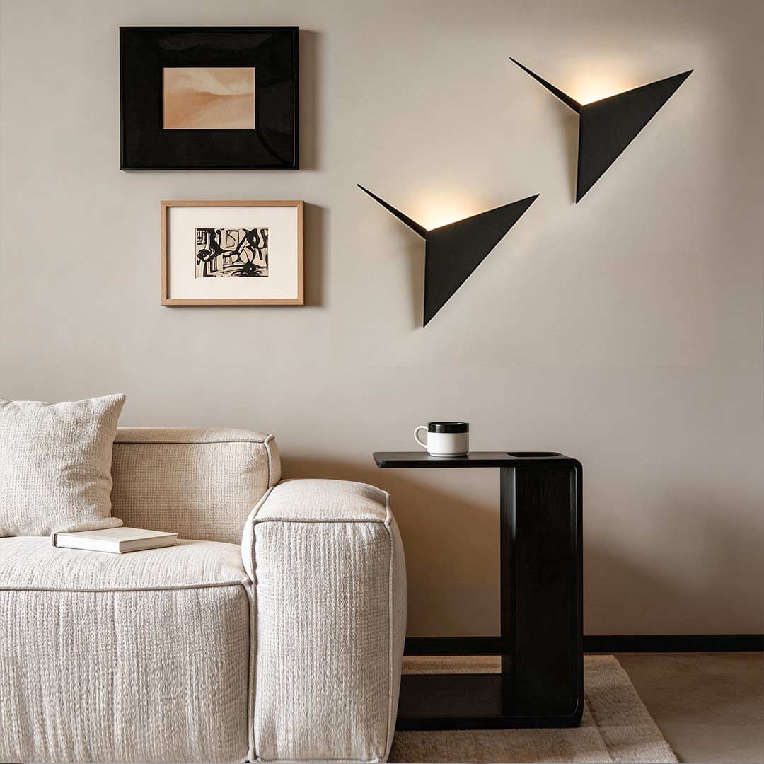 Modern Triangle Wall Sconce Creative Geometric Shape LED Light