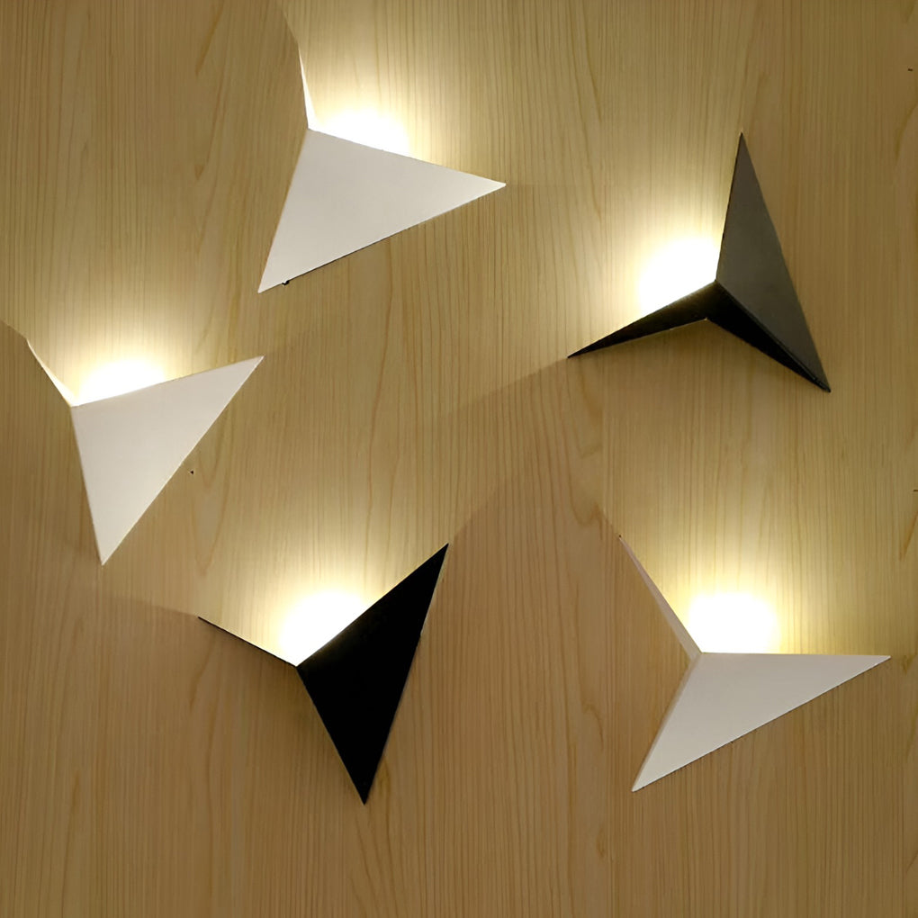 Modern Triangle Wall Sconce Creative Geometric Shape LED Light