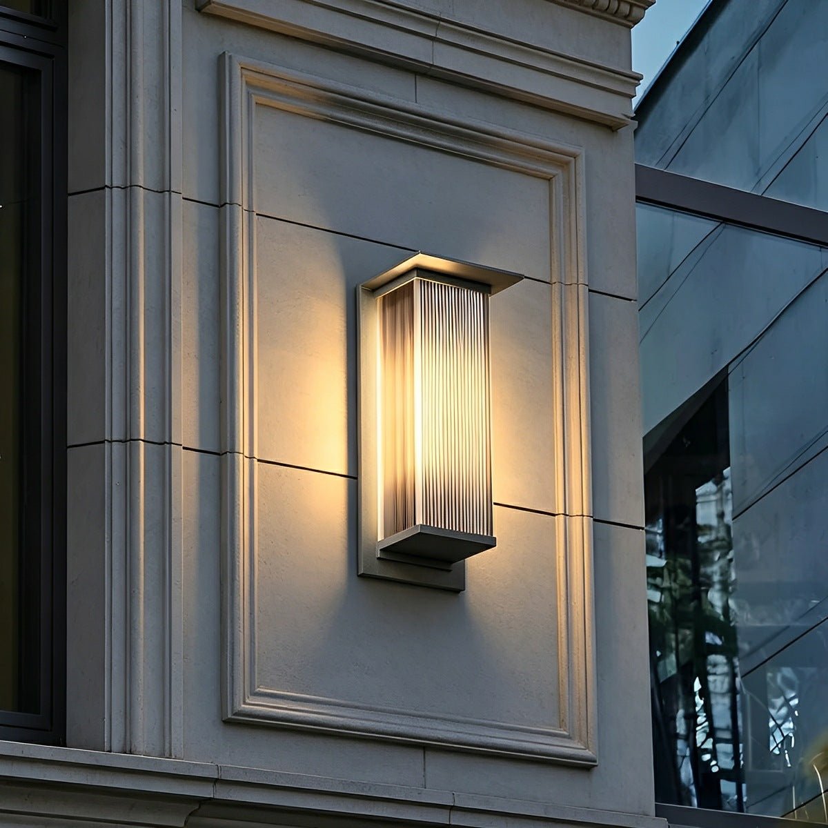 Modern Waterproof Rectangular LED Outdoor Wall Sconces Porch Light