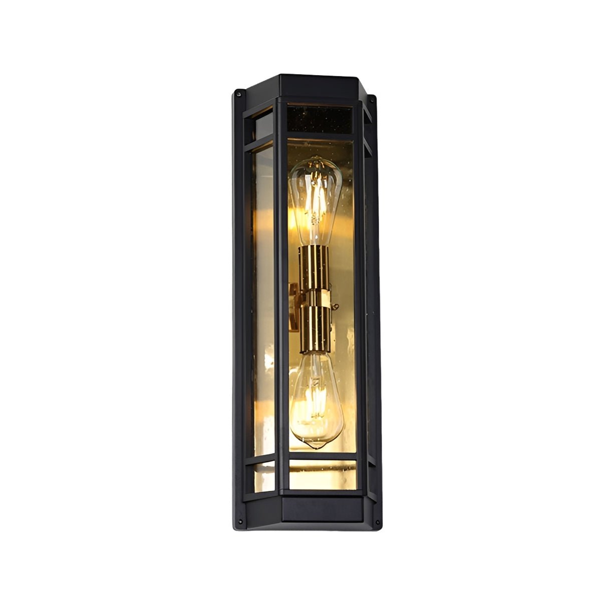 Modern Waterproof Triangle Tiered Bulbs Outdoor LED Porch Wall Lights