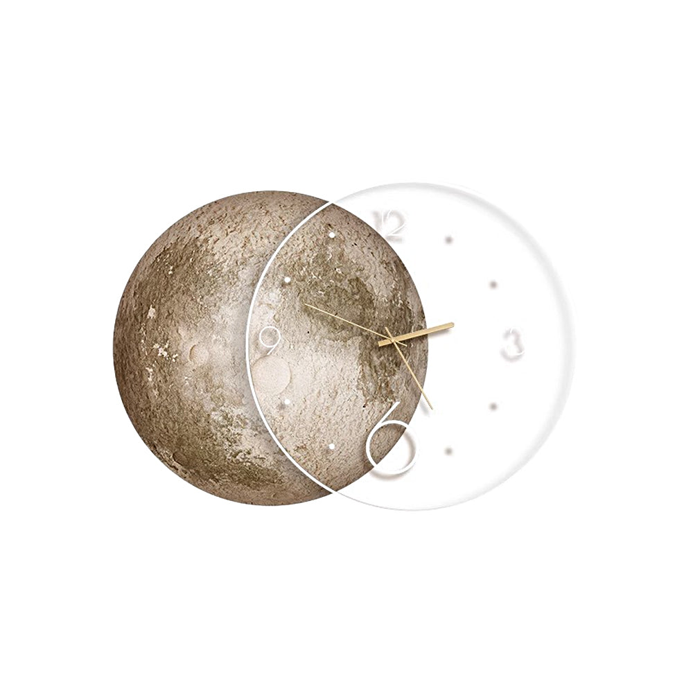 Moon Wall Clock Light Modern USB Charging LED Light