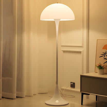 Mushroom Floor Lamp Modern White 3-Color Dimmable Dome Lamp