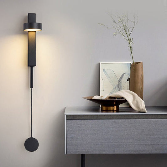 Nordic 180° Rotatable Adjustable LED Rotary Switch Wall Lamp for Bedside Aisle