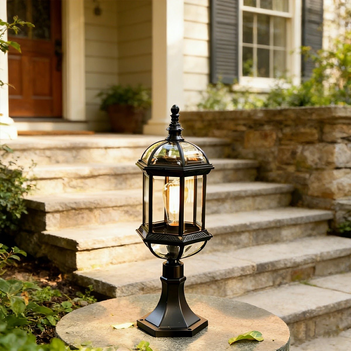 Nordic Vintage Waterproof LED Outdoor Post Lights