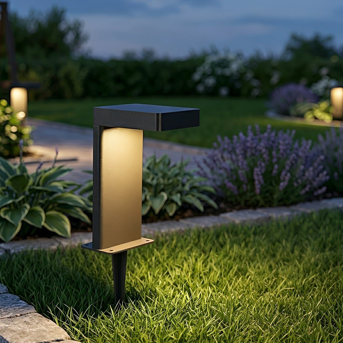 Outdoor Waterproof L-Shaped LED Bollard Light Path Light