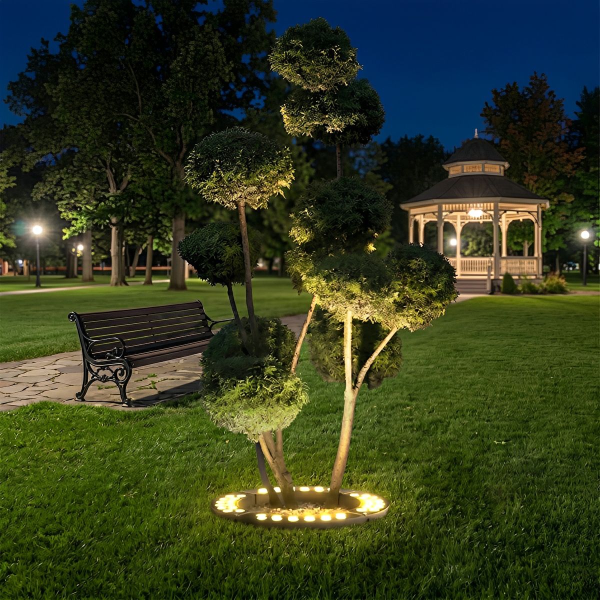 Outdoor Waterproof LED Arc Spot Lights for Trees Lawn