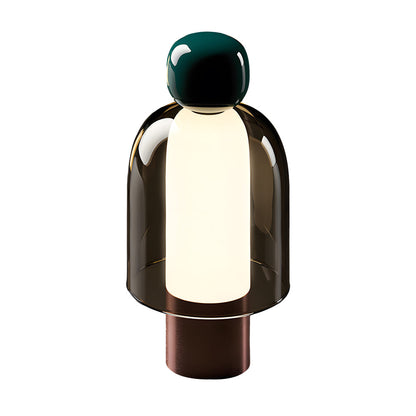 Portable Glass Table Light Human Shape LED Metal Lamp