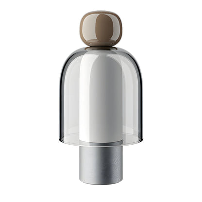 Portable Glass Table Light Human Shape LED Metal Lamp