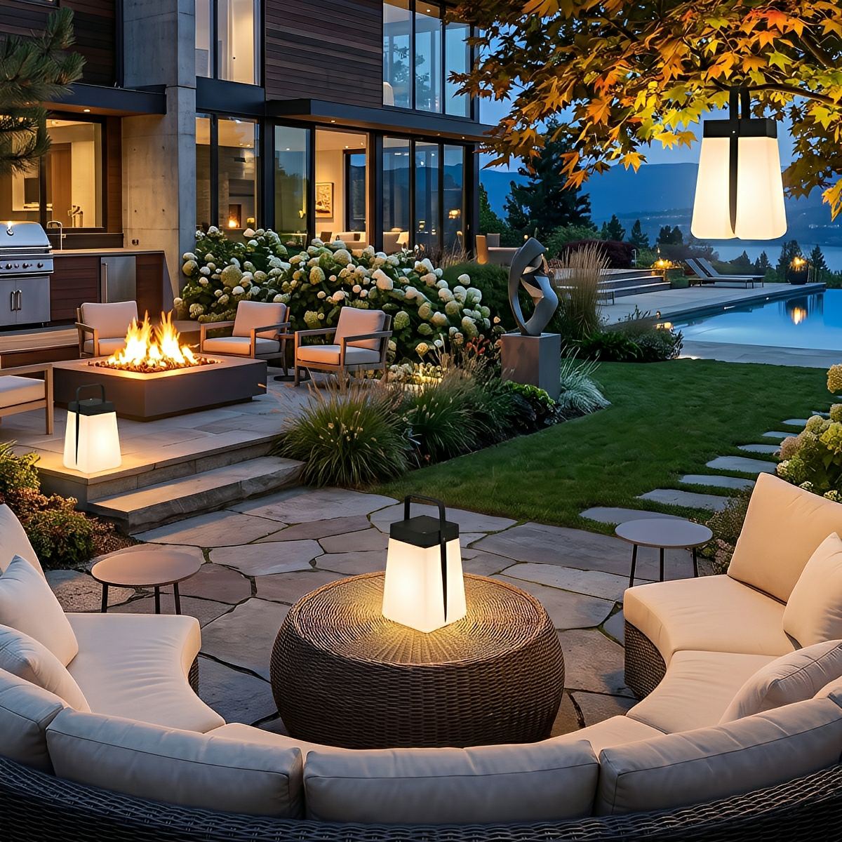 Portable Outdoor Waterproof Garden Light LED Landscape Decorative Lighting