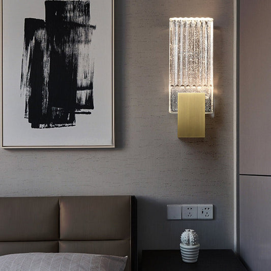 Postmodern Minimalist Aisle Staircase Bedside LED Crystal Wall Sconces