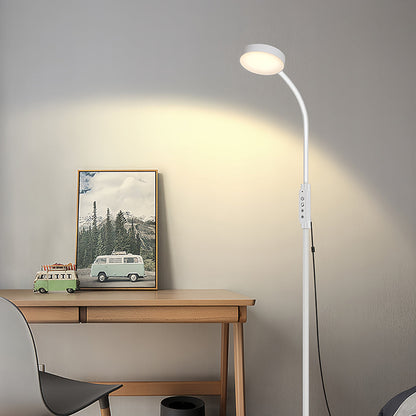 LED Reading Floor Lamp Minimalist Task Light Eye-Caring Standing Lamp