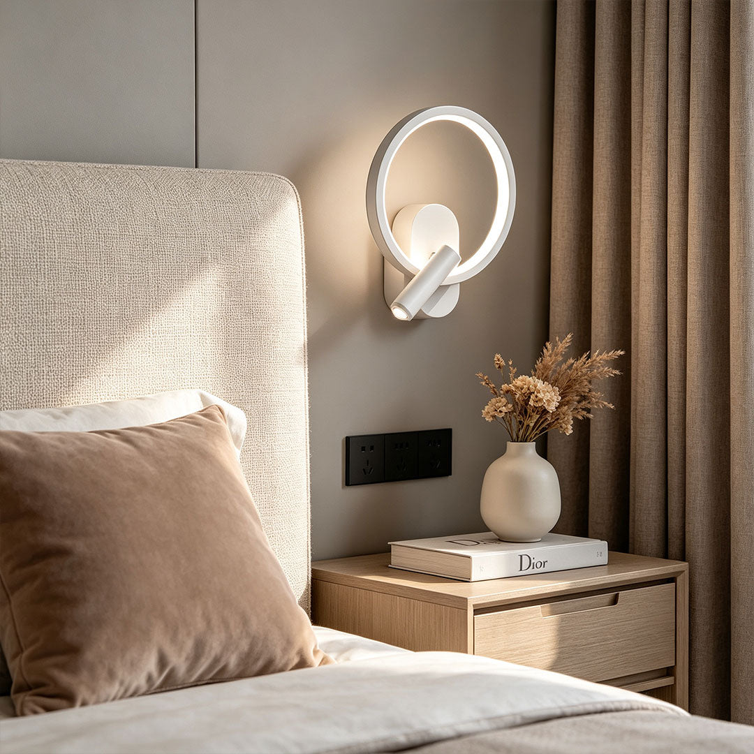 Reading Light for Bed Wall Mounted Modern Rotatable Lamp