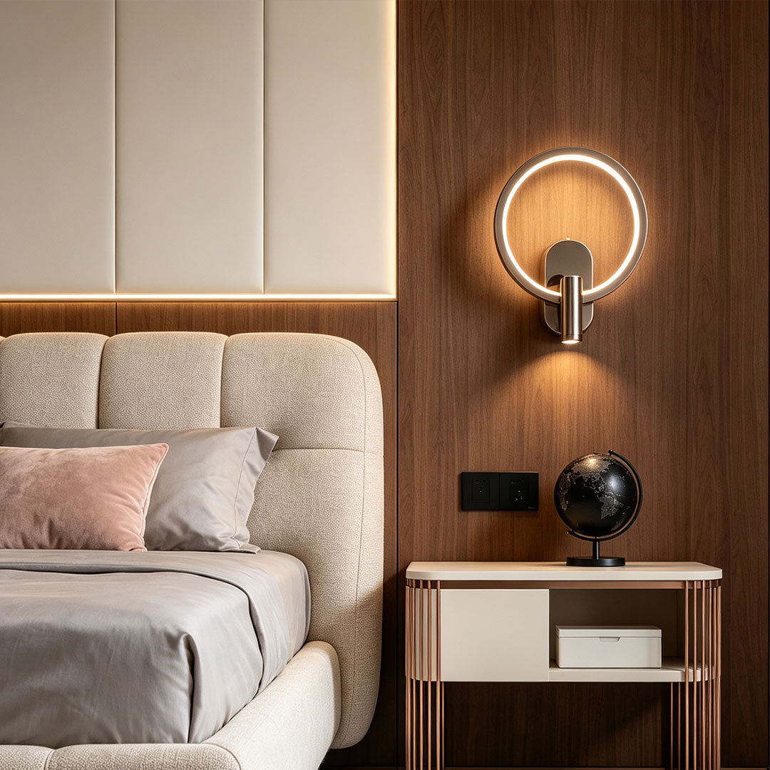 Reading Light for Bed Wall Mounted Modern Rotatable Lamp