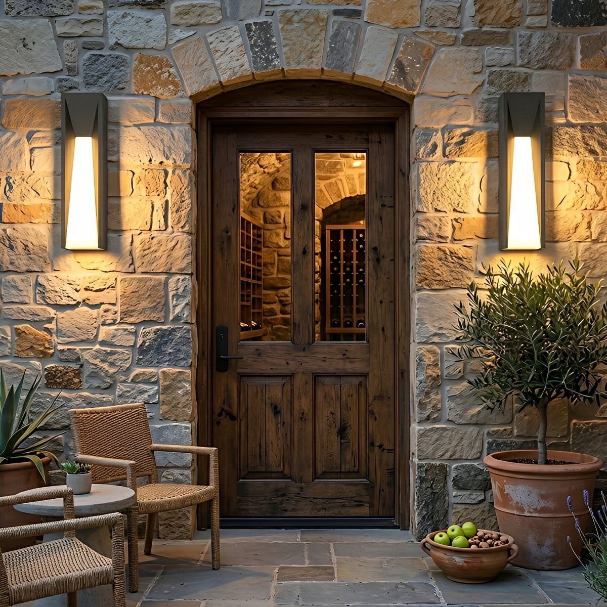 Rectangle LED Waterproof Modern Wall Sconces Lighting