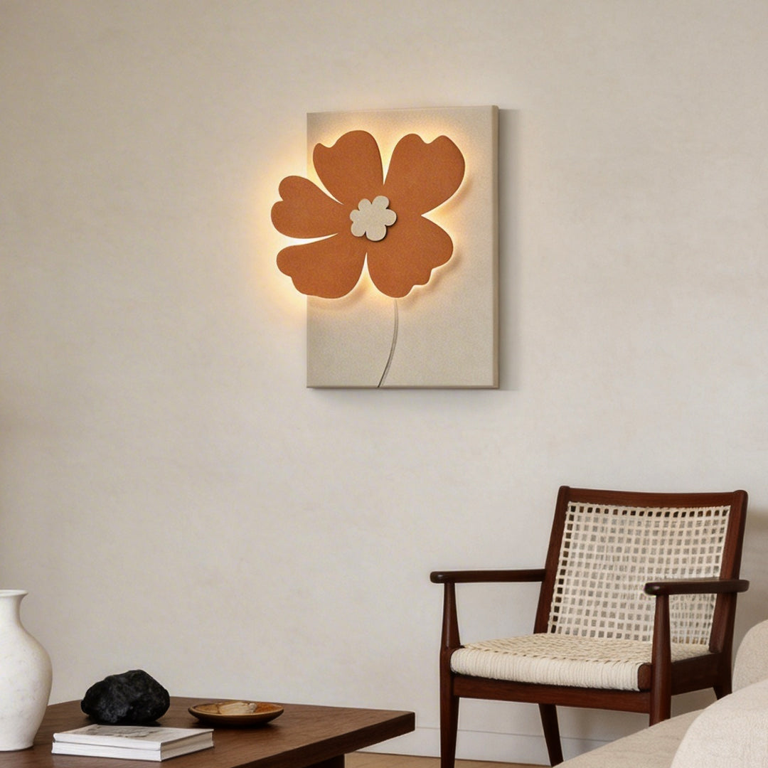 Relief Wall Lamp 3D Sandstone Art USB Decorative Painting Light