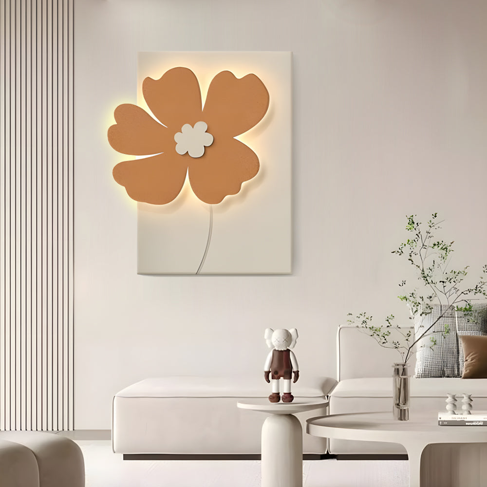 Relief Wall Lamp 3D Sandstone Art USB Decorative Painting Light