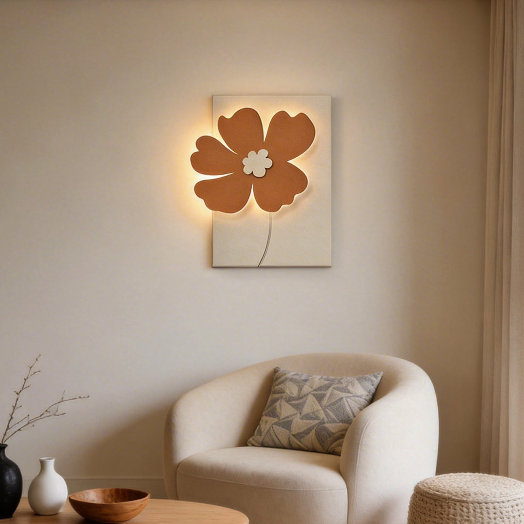 Relief Wall Lamp 3D Sandstone Art USB Decorative Painting Light