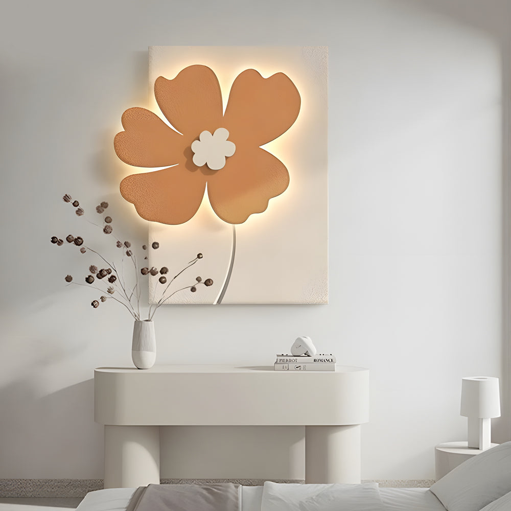 Relief Wall Lamp 3D Sandstone Art USB Decorative Painting Light