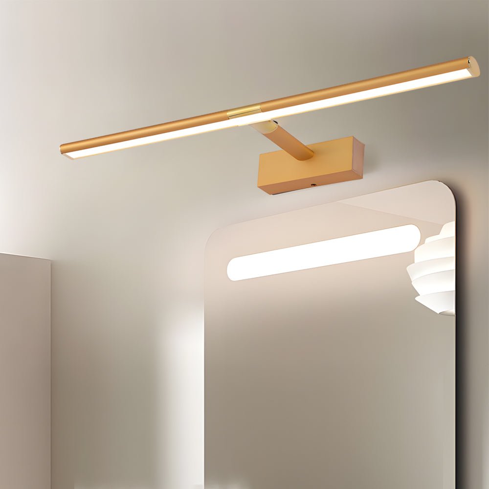 [Open-Box] Retractable LED Bathroom Vanity Light with Adjustable Rod and Matte Finish