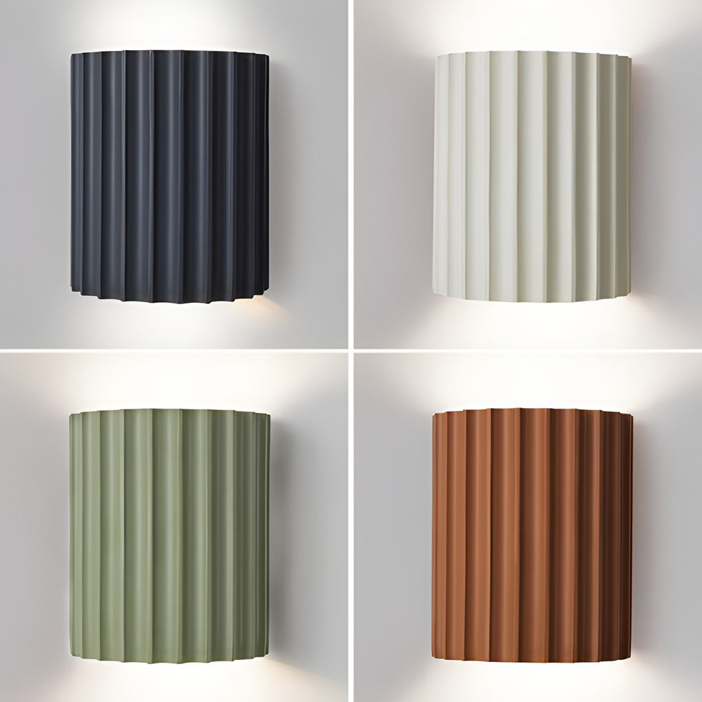 Ribbed Wall Sconces Nordic Creative Up and Down LED Light