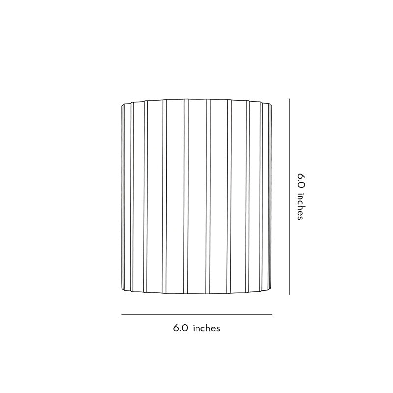 Ribbed Wall Sconces Nordic Creative Up and Down LED Light