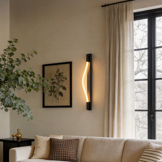 Rope Wall Sconce Light Minimalist Flexible LED Metal Light