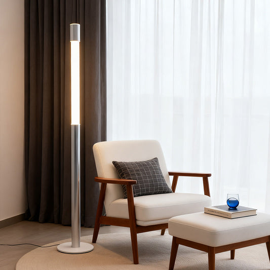 Italian Floor Lamp Elegant Minimalist Gray Creative Design light