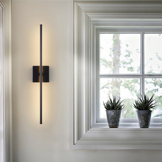 Linear Wall Lights Modern Wireless Black Iron Minimalist LED Lamp