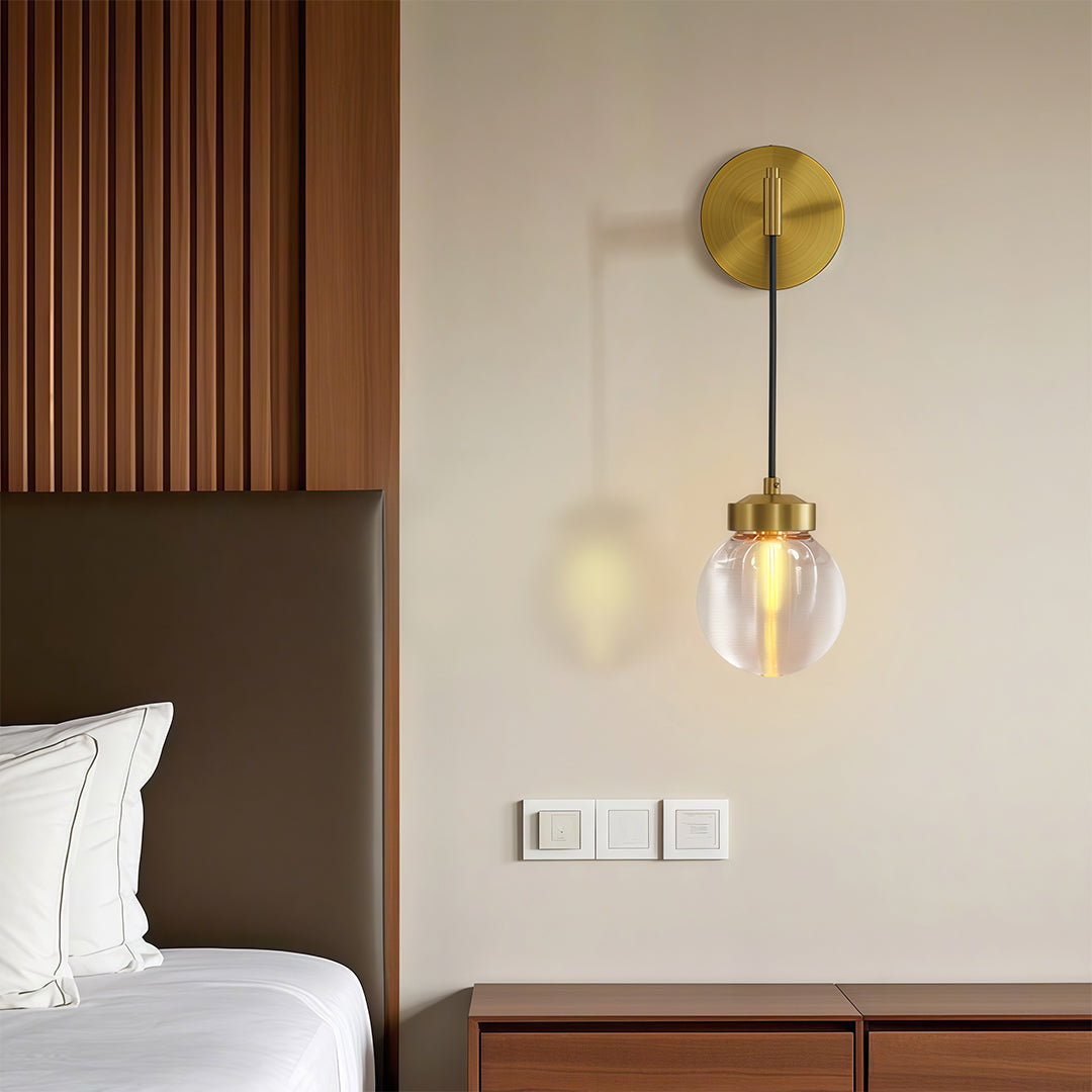 Wall Mounted Hanging Light Modern Minimalist Glass Lamp