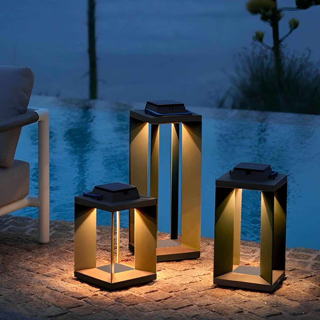 Solar Lantern Portable Modern Creative LED Black Light