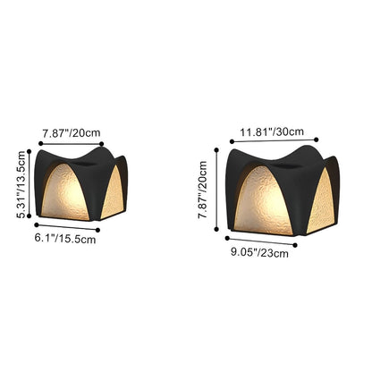 Modern Post Light - Black ABS and Acrylic Round Post Cap in Solar or Hardwired Builds, 7.87 to 15.75 Inch Diameters, Single to 8-Pack