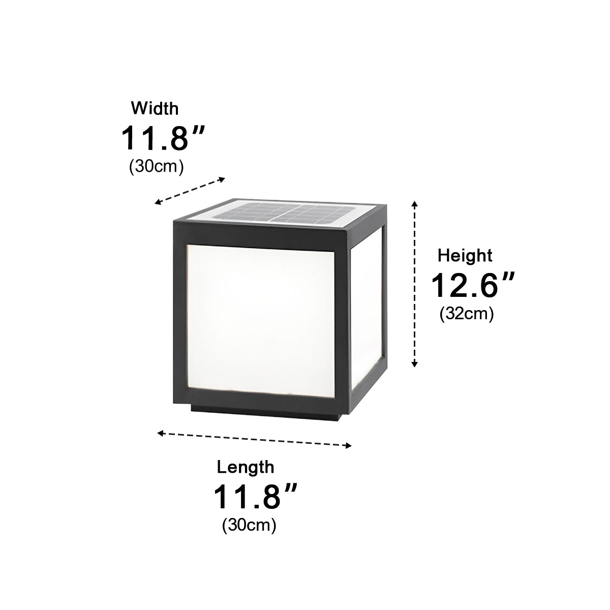 Modern Waterproof LED Fence Outdoor Post Cap Light
