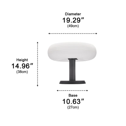 Solar Round Post Light - Black or White Die-Cast Aluminum Dome Cap Lamp with Cool or Warm White LEDs, Sold Single or in 2 to 8-Packs