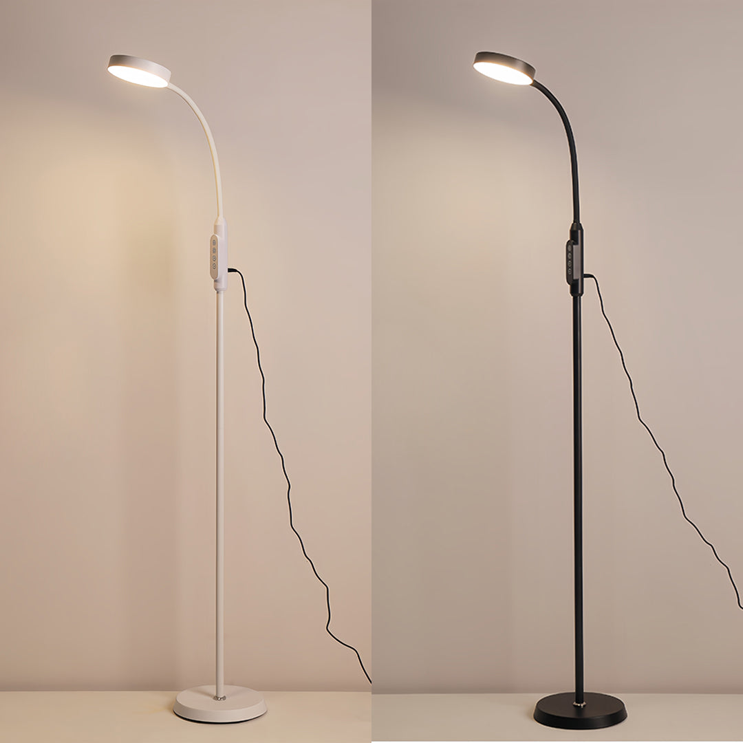 LED Reading Floor Lamp Minimalist Task Light Eye-Caring Standing Lamp