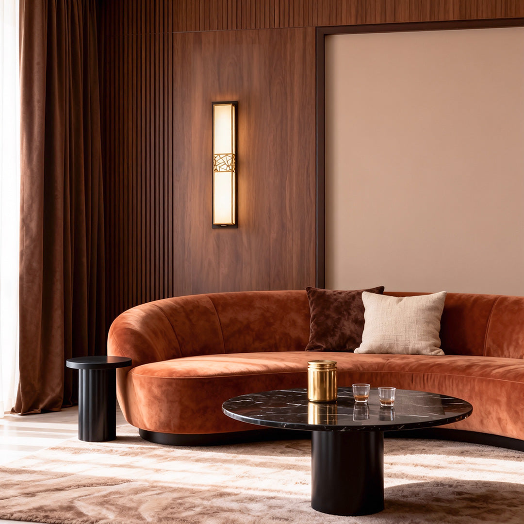 Linear Wall Lighting Slim Indoor Strip Copper Lamp