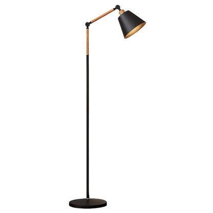 Metallic Floor Lamp Modern Adjustable Standing Lamp