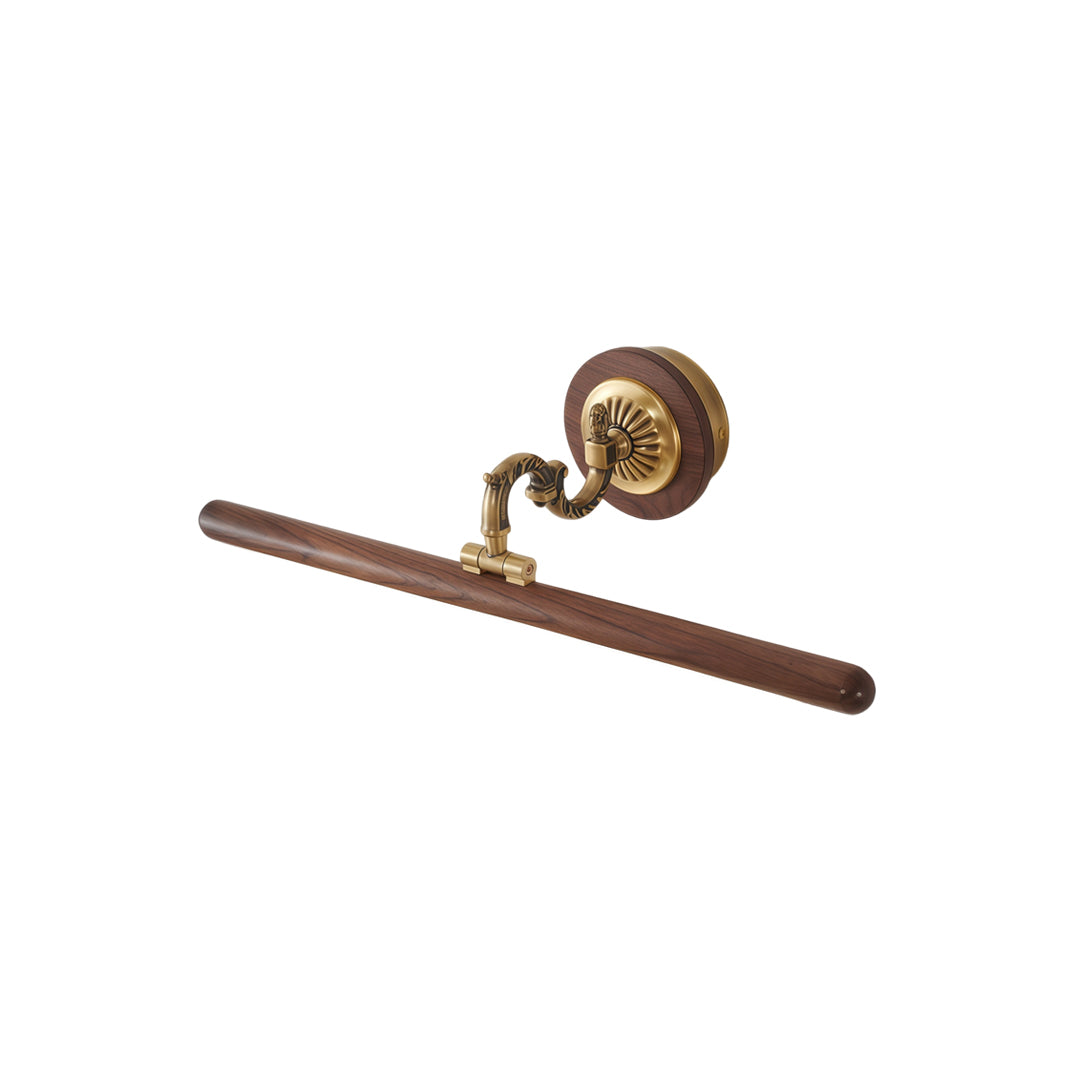 Bathroom Vanity Bar Light Fixtures Full Copper LED Walnut Light