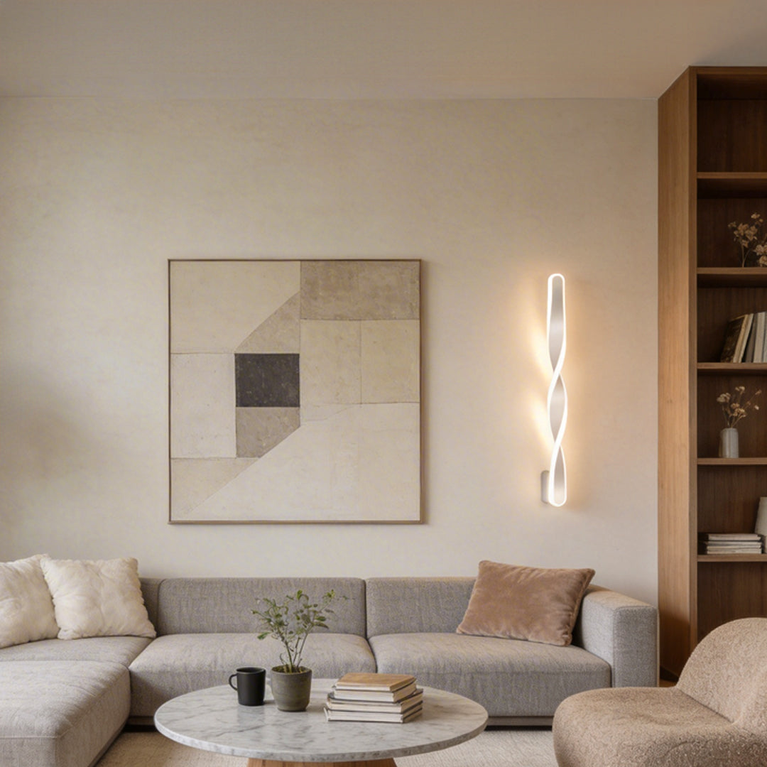 Twisted LED Wall Lights Creative Spiral-Shaped LED Light