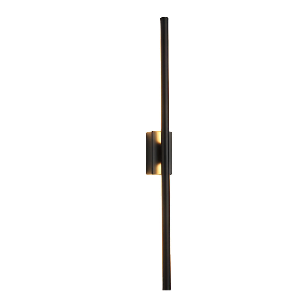 Vertical Wall Lights Electroplated Metal Linear Modern Light