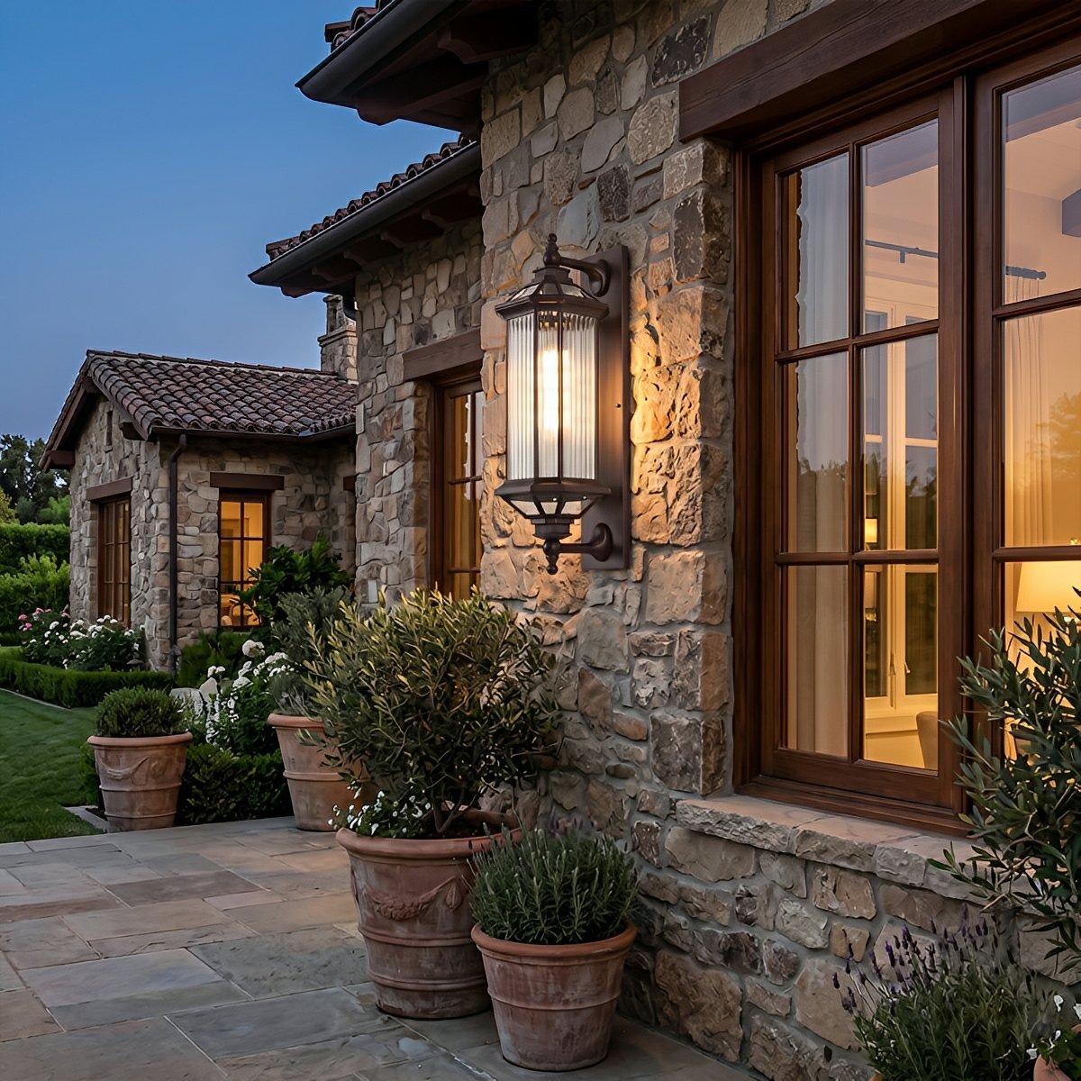 Vintage Cylinder Waterproof Porch Outdoor Wall Light