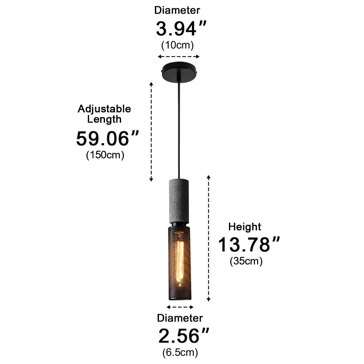 Vintage Minimalist Industrial Iron Mesh Bar LED Pendant Lights