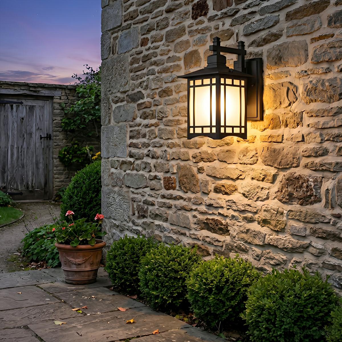 Vintage Waterproof Coach LED Outdoor Wall Light Wall Sconce