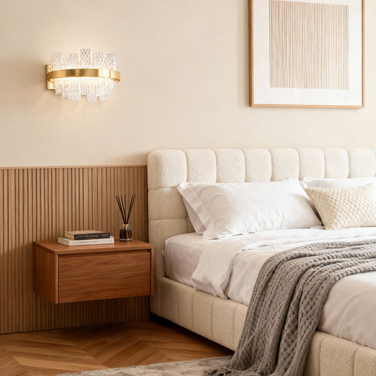 Wall Sconce Glass Modern Stainless Steel Glass Lamp