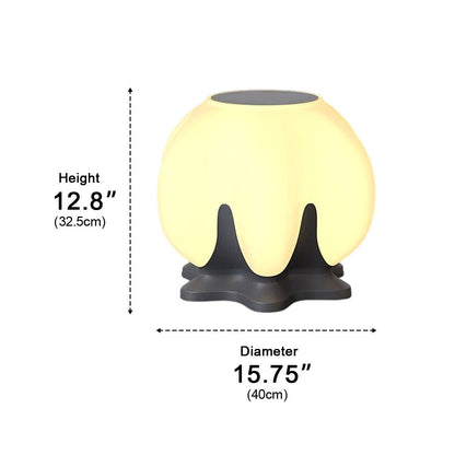 Globe Post Light - Acrylic Globe on Stainless Steel Base in 11.8 and 15.7 Inch Diameters with Solar, Hardwired or Combined Power Options