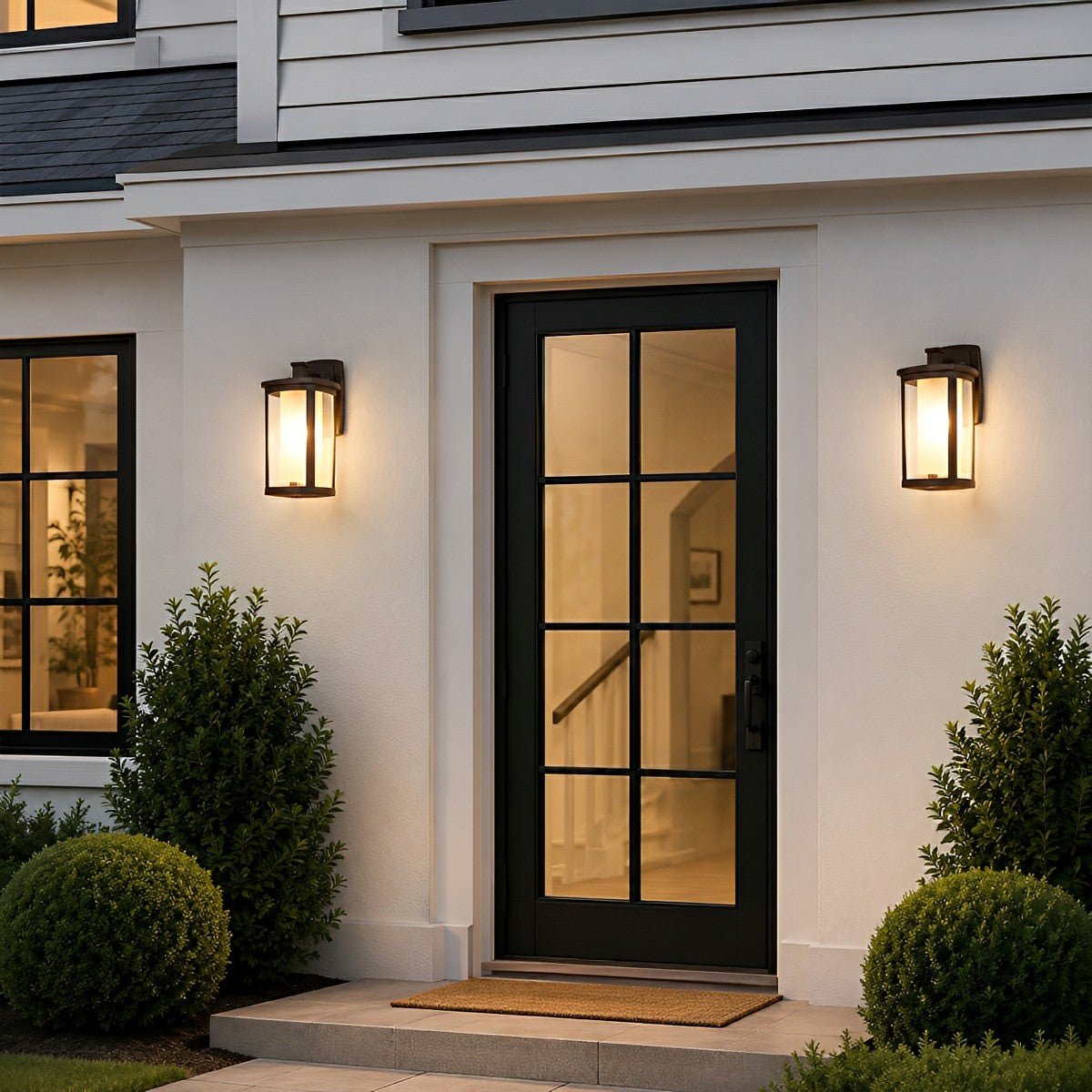 Waterproof Modern Farmhouse Outdoor LED Porch Wall Lights